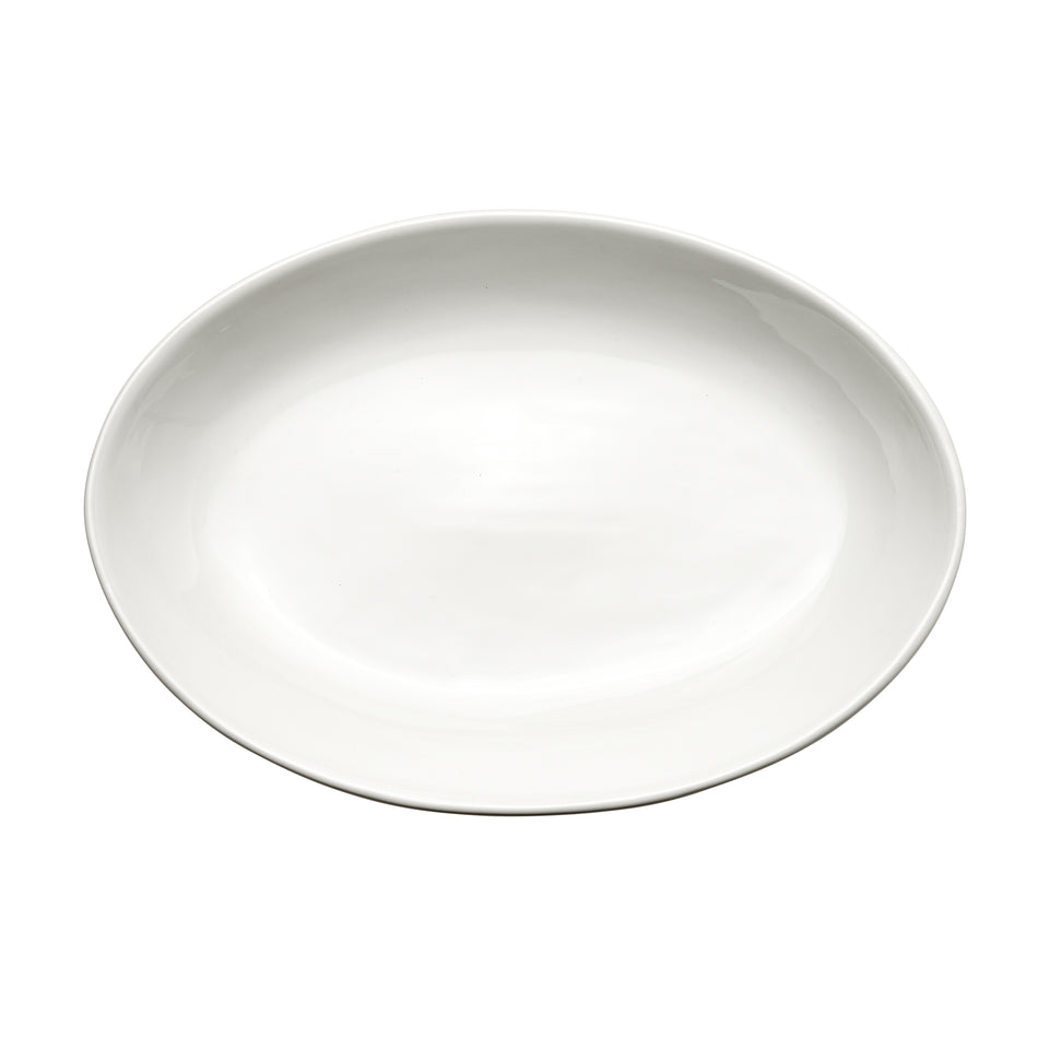 Winco SPO-19 Specialty Platter 19"L X 13-3/4"W X 2-1/4"H Oval