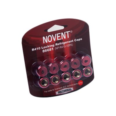 Novent® Valve Cap Aluminum; Brass; Neoprene 1/4" 86681