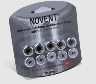 Novent® Valve Cap Aluminum; Brass; Neoprene 1/4" 86691