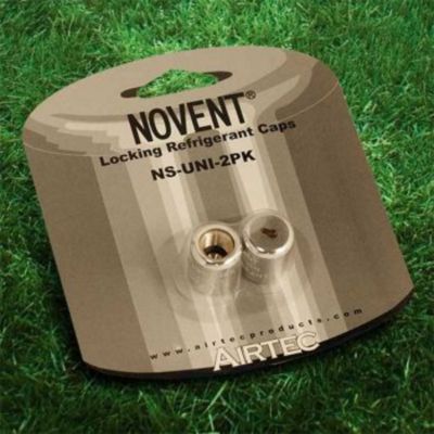 Novent® Valve Cap Aluminum; Brass; Neoprene 1/4" 86692