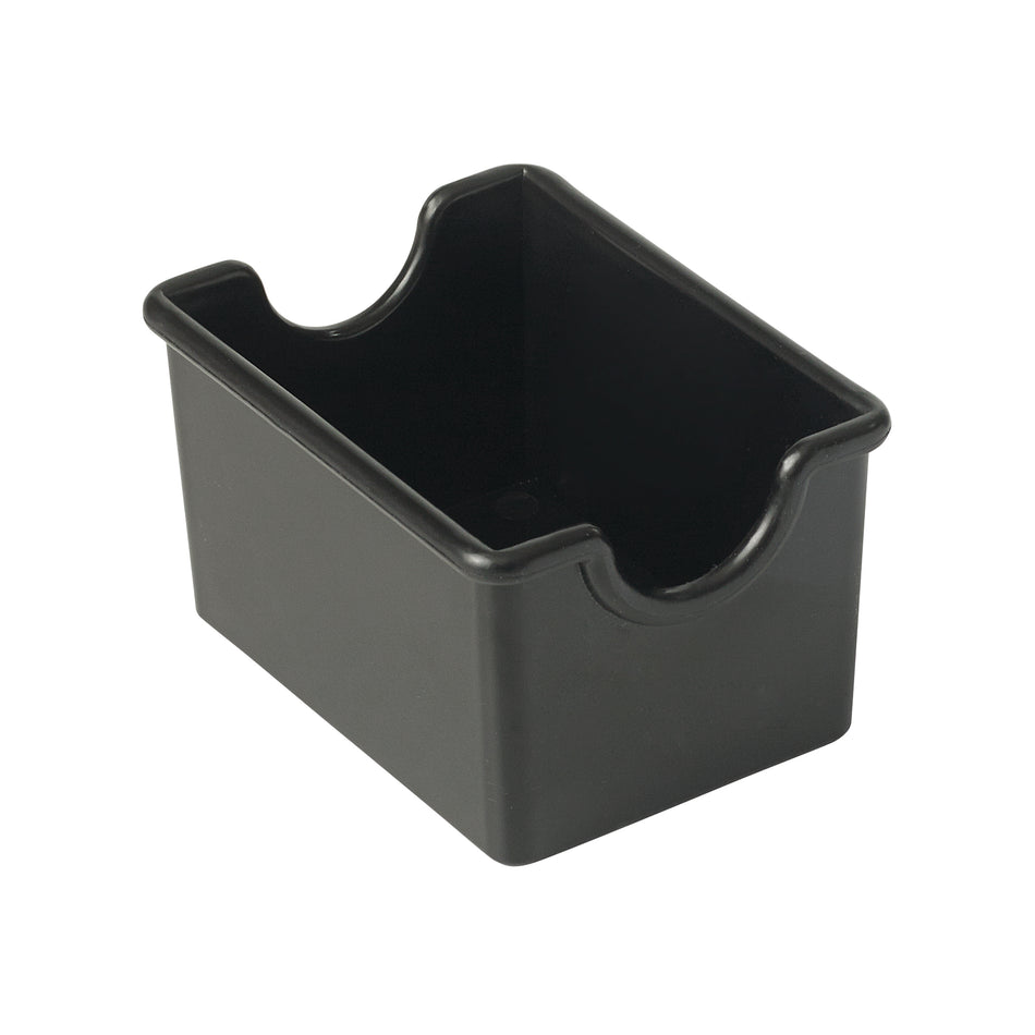 Winco PPH-1K 3-1/2 Inch Black Sugar Packet Holder Plastic