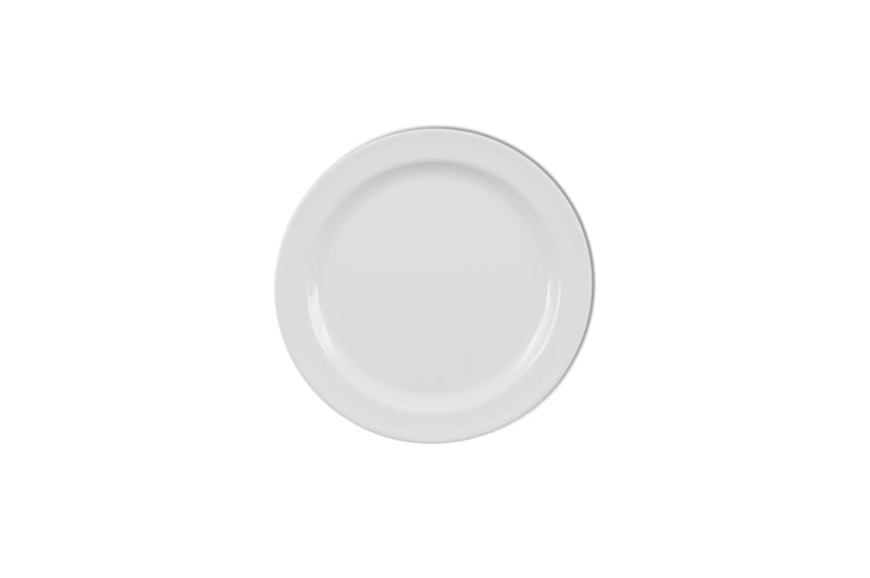 Thunder Group NS106W 6-1/2 Inch Round Break-resistant Melamine Plate White