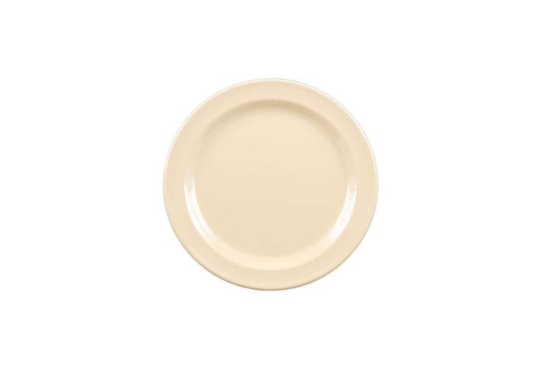 Thunder Group NS107T 7-1/4 Inch Diameter Round Dessert Plate Melamine Tan