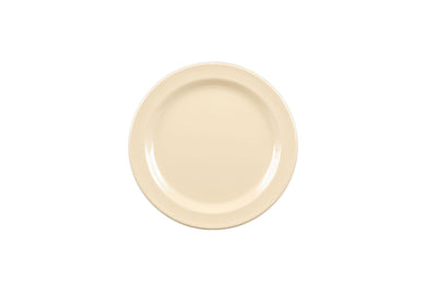 Thunder Group NS107T 7-1/4 Inch Diameter Round Dessert Plate Melamine Tan