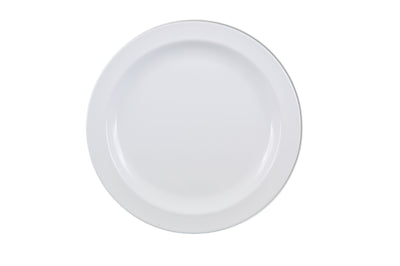 Thunder Group NS110W 10-1/4 Inch Round Dinner Plate Break-resistant Melamine White