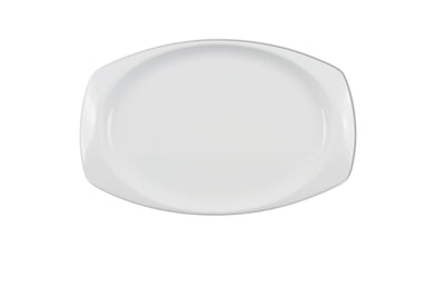 Thunder Group NS211W 11-1/2 Inch Rectangular Platter Break-Resistant Melamine White