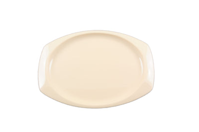 Thunder Group NS212T 12-1/2 Inch Melamine Platter Tan Break Resistant