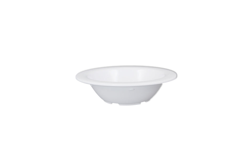12 Pack 4 oz, 4-3/4" Diameter x 1-1/4" Height, Fruit Bowl, White Color, Melamine, BPA Free, Dishwasher Safe, Break-Resistant, Shatter-Resistant, No Microwave, No Oven, NSF