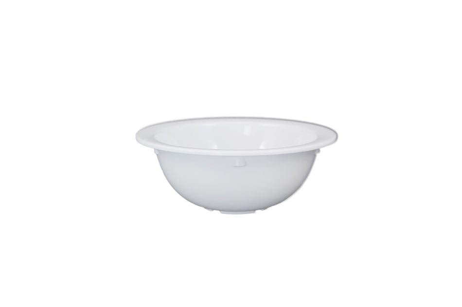 12 Pack 13 oz, 5-3/4" Diameter x 2-1/8" Height, Grapefruit Bowl White Color, Melamine, BPA Free, Dishwasher Safe, Break-Resistant, Shatter-Resistant, No Microwave, No Oven, NSF