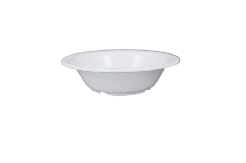 12 Pack 12 oz, 6-3/8" Diameter x 1-5/8" Height, Soup/Cereal Bowl, White Color, Melamine, BPA Free, Dishwasher Safe, Break-Resistant, Shatter-Resistant, No Microwave, No Oven, NSF