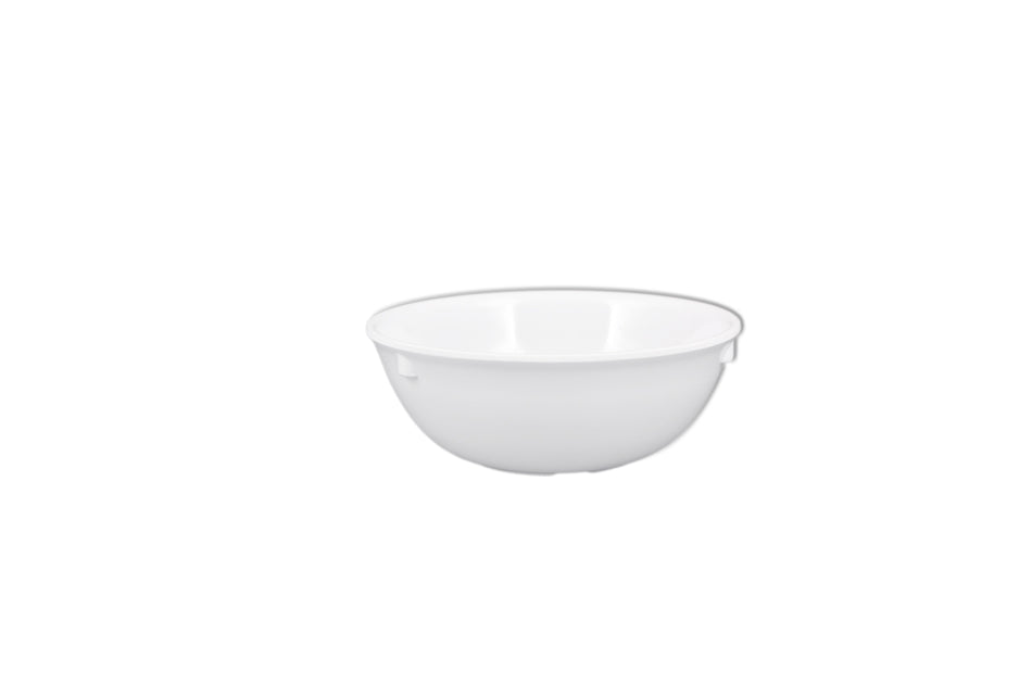 12 Pack 11 oz, 4-7/8" Diameter x 1-3/4" Height, Nappie, White Color, Melamine, BPA Free, Dishwasher Safe, Break-Resistant, Shatter-Resistant, No Microwave, No Oven, NSF