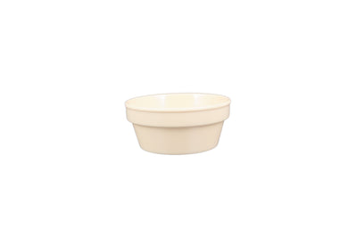 Thunder Group NS503T 4 Oz Ramekin Break Resistant Dishwasher Safe Tan Melamine