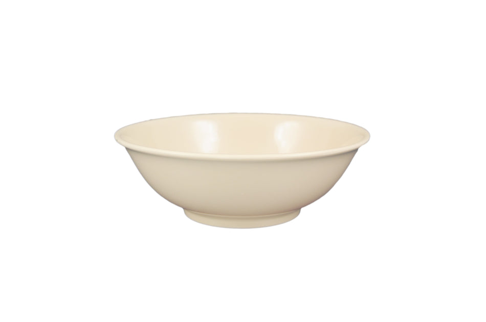12 Pack 52 oz, 8-3/4" Diameter x 2-7/8" Height, Rimless Bowl, Tan Color, Melamine, BPA Free, Dishwasher Safe, Break-Resistant, Shatter-Resistant, No Microwave, No Oven, NSF