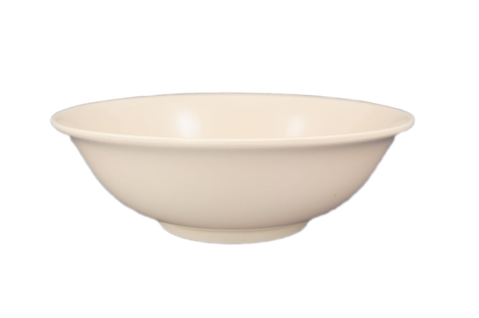 12 Pack 70 oz, 9-3/4" Diameter x 3-1/4" Height, Rimless Bowl, Tan Color, Melamine, BPA Free, Dishwasher Safe, Break-Resistant, Shatter-Resistant, No Microwave, No Oven, NSF