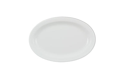 Thunder Group NS510W 9-1/2 Inch Oval Platter Break-Resistant White Melamine
