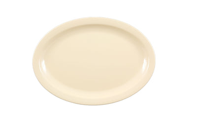 Thunder Group NS515T 13-1/4 Inch Melamine Oval Platter Break-resistant Tan