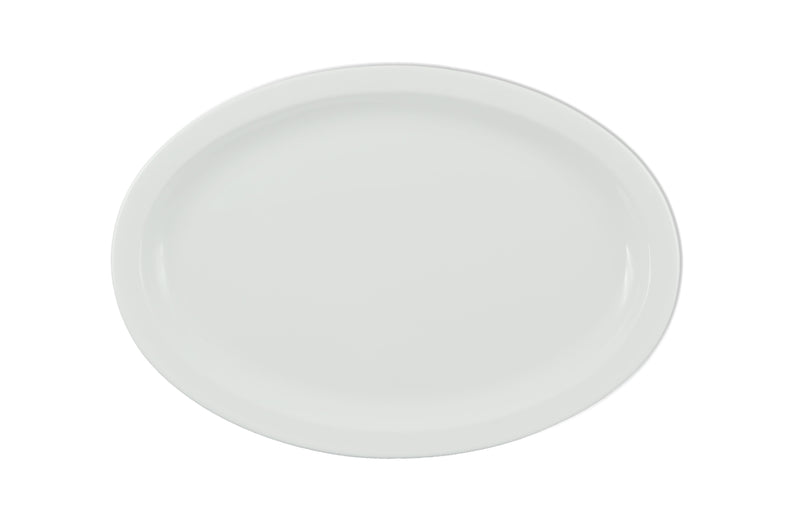 Thunder Group NS516W 15-1/2 Inch Platter Break Resistant Melamine White