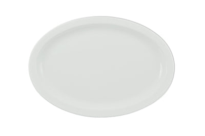 Thunder Group NS516W 15-1/2 Inch Platter Break Resistant Melamine White