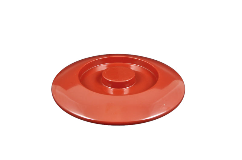 Thunder Group NS608CR 8-1/4 Inch Break-resistant Lid for Tortilla Server Melamine NuStone Red