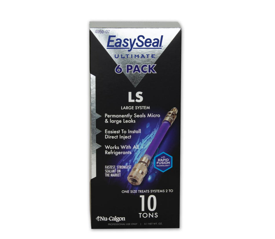 Nu-Calgon 4050-07, EasySeal Direct Inject Refrigerant Leak Sealant, 1 1/2 - 5 Tons