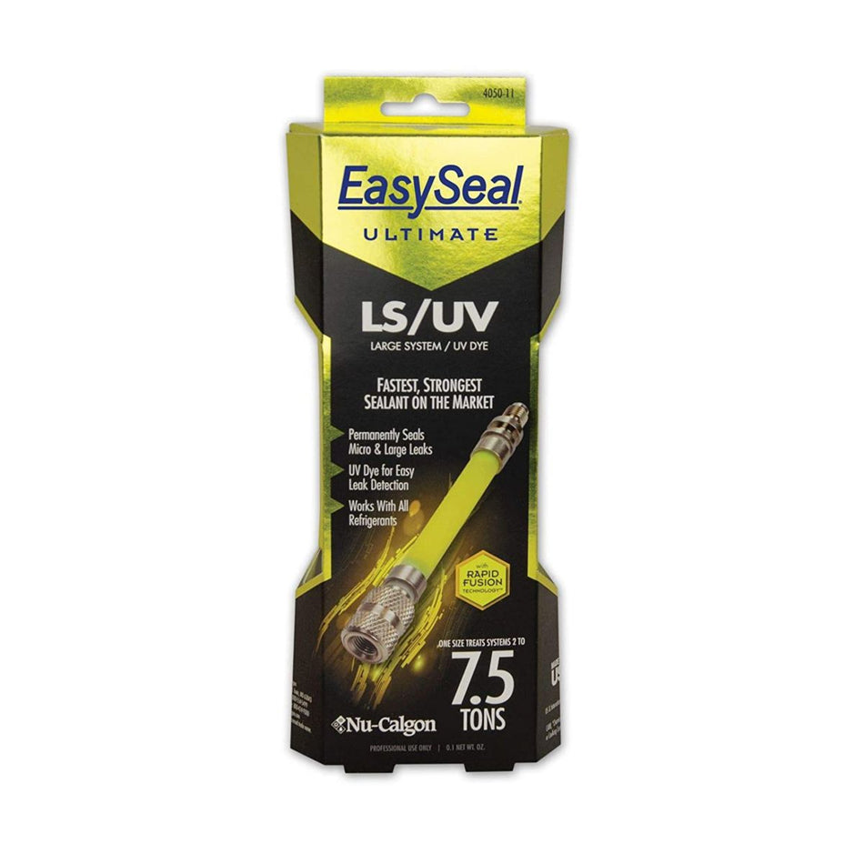 Nu-Calgon 4050-11, EasySeal Ultimate LS/UV Dye Direct Inject, Leak Sealant + Dye Treats 2 - 7.5 Tons
