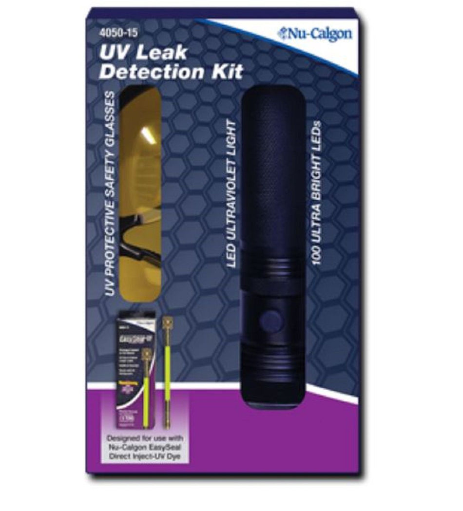 Nu-Calgon 4050-15, UV Leak Detection Kit - Includes LED Flashlight / Glasses