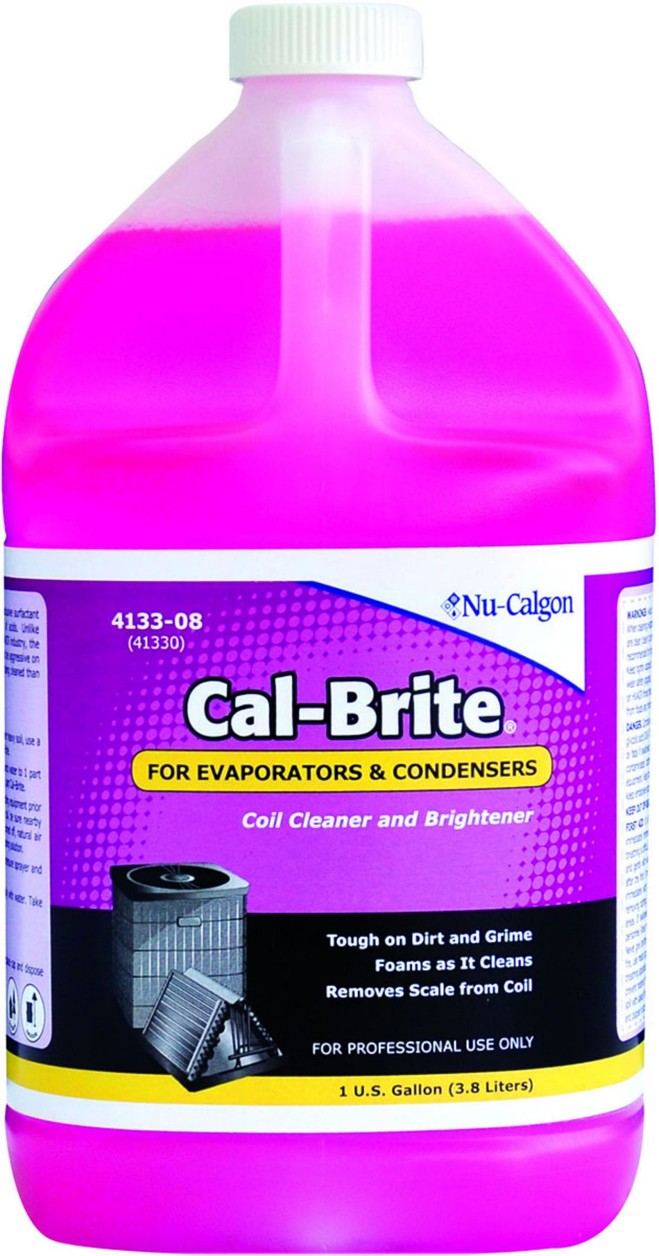 Nu-Calgon 4133-08, Cal-Brite, HVAC Coil Cleaner, 1 Gallon