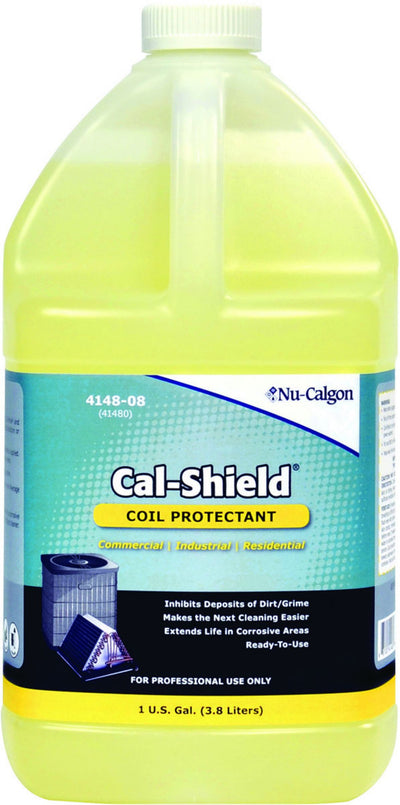 Nu-Calgon 4148-08, Cal-Shield® with TEFLON, HVAC Coil Cleaner, 1 Gallon