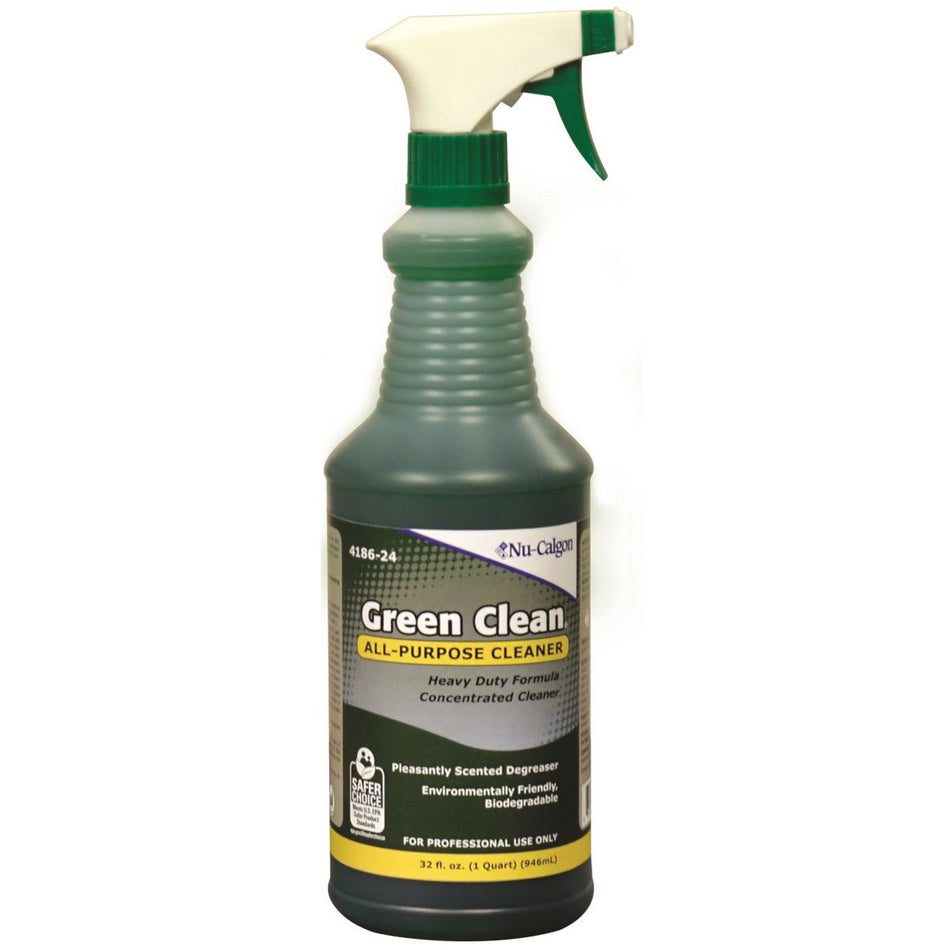 Nu-Calgon 4186-24, Green Clean, 1 Quart, HVAC Coil Cleaner
