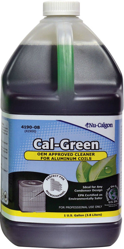 Nu-Calgon 4190-08, Cal-Green Green Select, 1 Gallon, HVAC Coil Cleaner