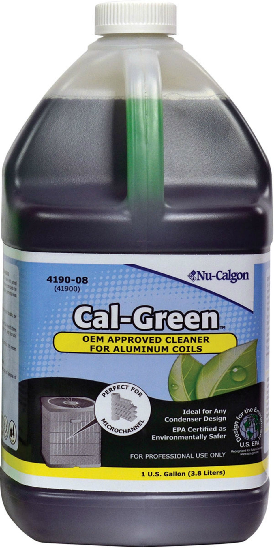 Nu-Calgon 4190-08, Cal-Green Green Select, 1 Gallon, HVAC Coil Cleaner