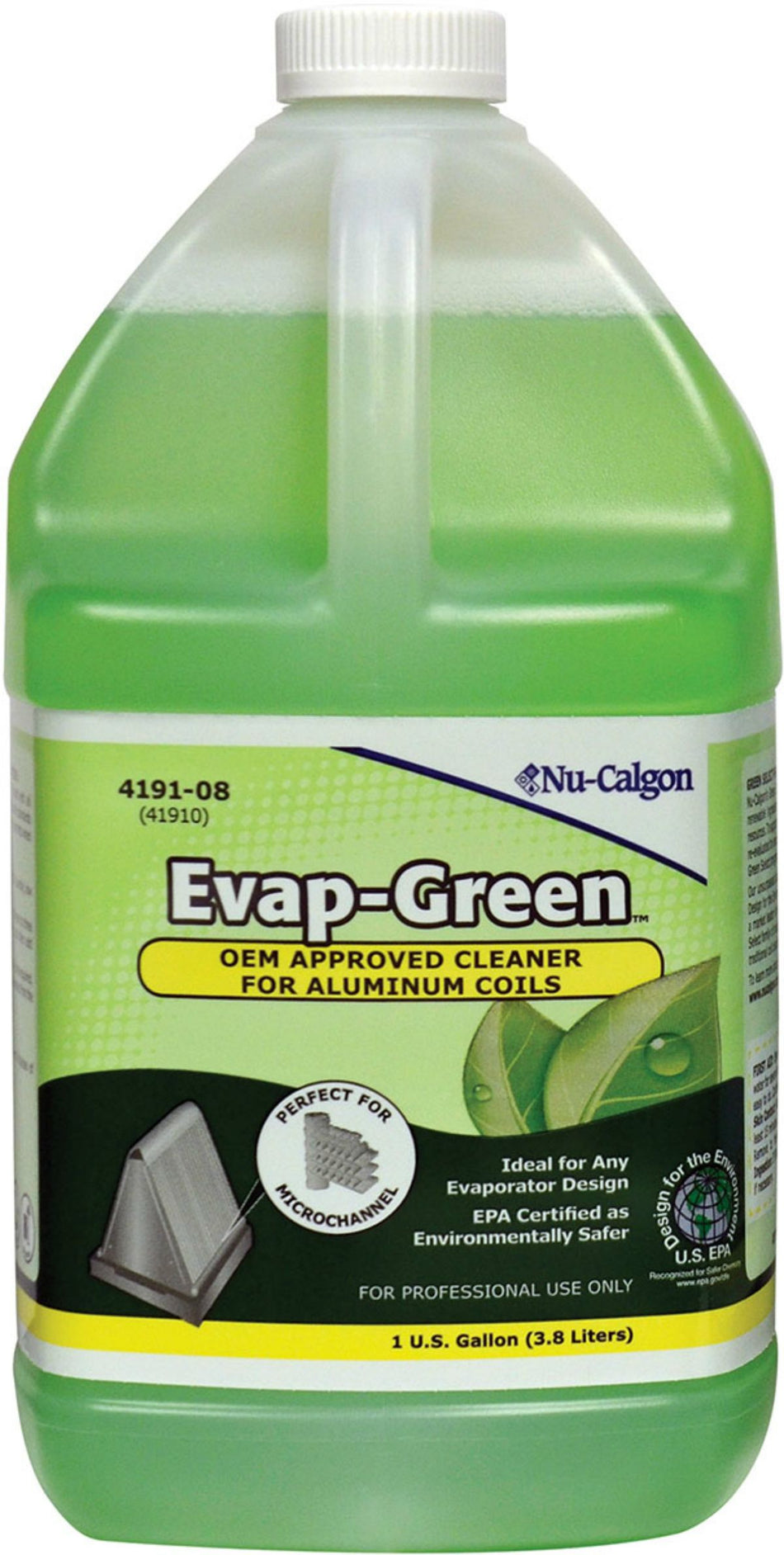 Nu-Calgon 4191-08, Evaporatore Cleaner Green, 1 Gallon