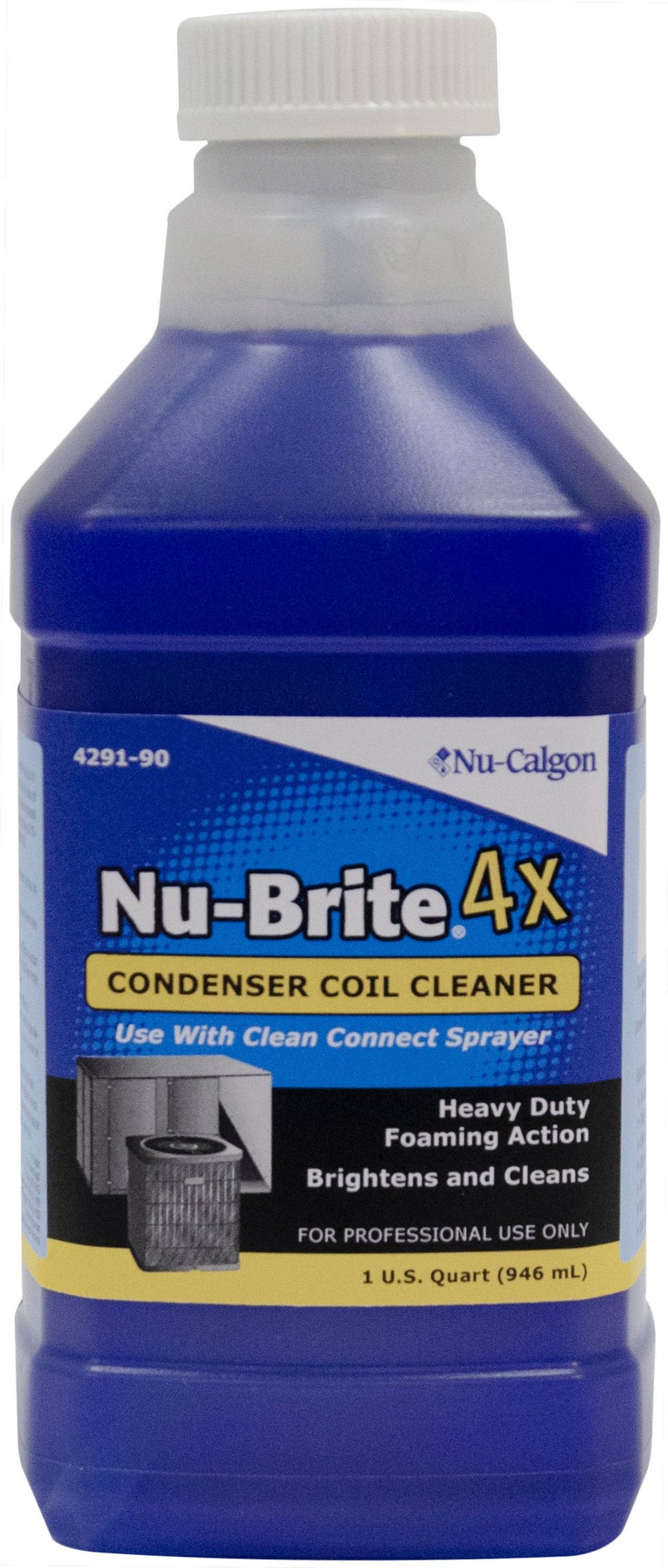 Nu-Calgon 4291-90, Nu-Brite 4X Concentrate, 1 Quart Bottle