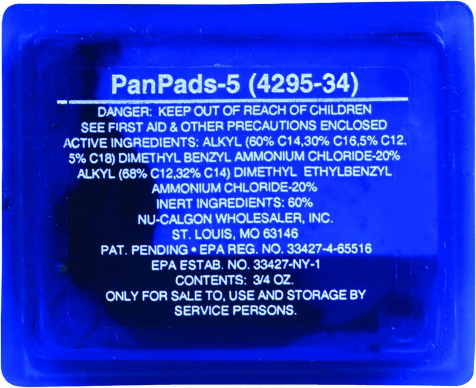 Nu-Calgon 4295-34, Pan Pads - 5 Ton, 3/4 oz
