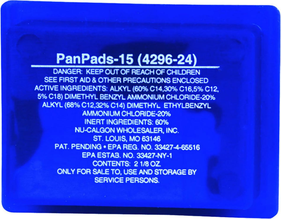 Nu-Calgon 4296-24, Pan Pads - Up to 15 Ton - 2-1/8 oz