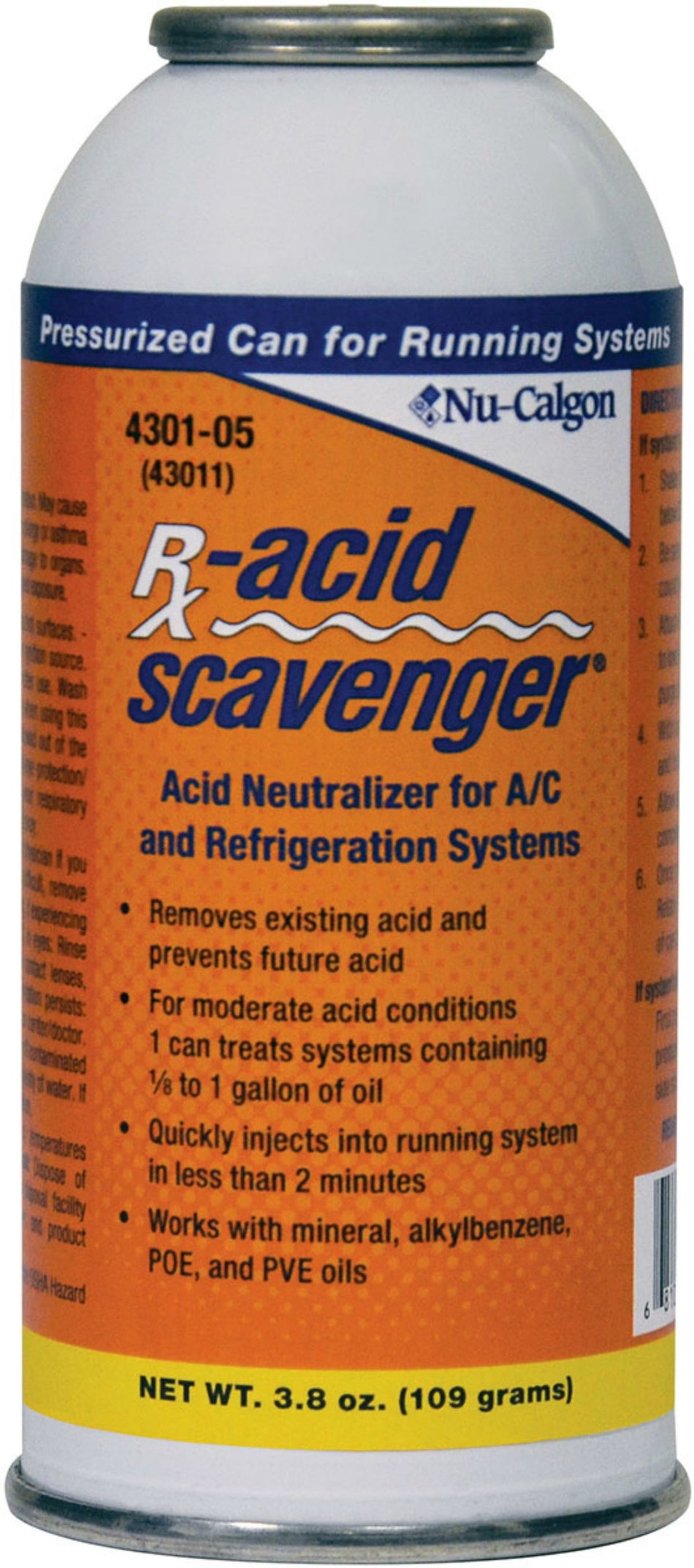 Nu-Calgon 4301-05, Rx-Acid Scavenger™ Pressurized