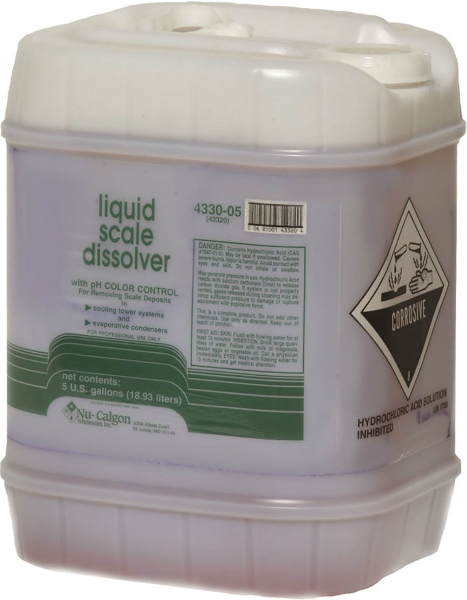 Nu-Calgon 4330-05, Scale Dissolver, Liquid, 5 Gallon