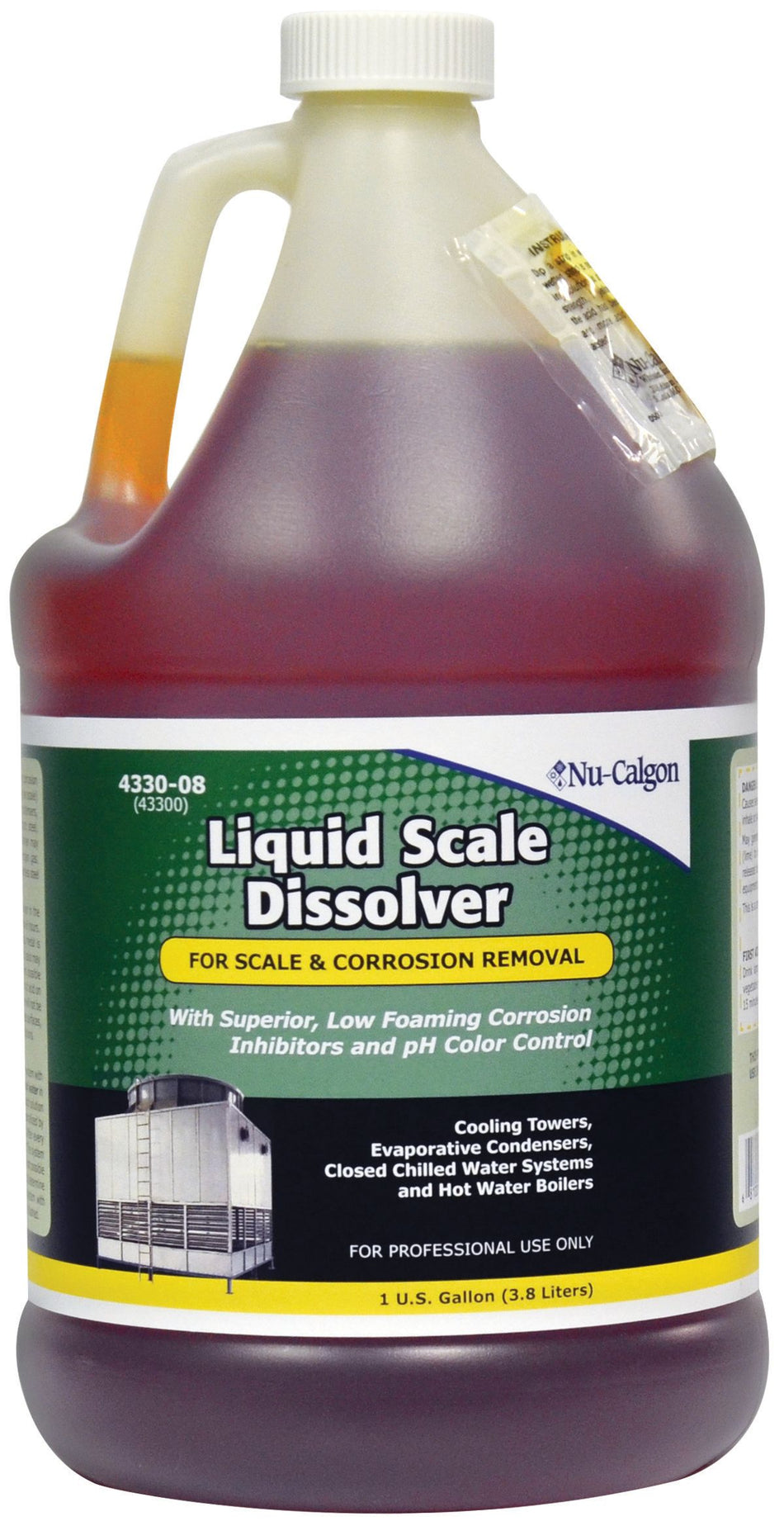 Nu-Calgon 4330-08, Scale Dissolver, Liquid, 1 Gallon
