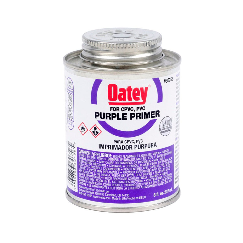 Oatey 530-30756, Purple PVC Primer - 8 oz