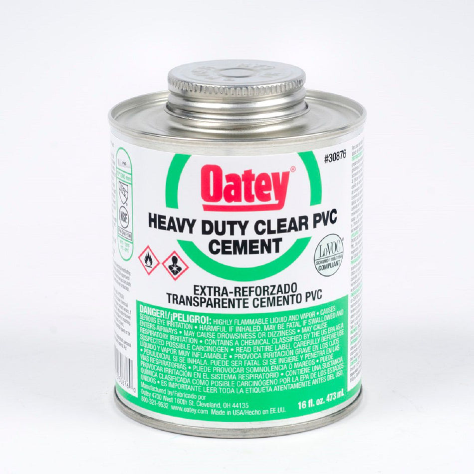 Oatey 530-30876, Heavy Duty PVC Cement - 16 oz