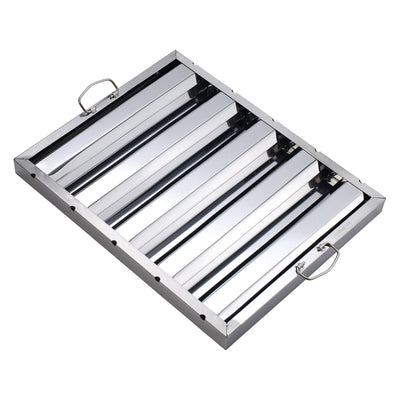 Winco HFS-2016 20 Inch Stainless Steel Hood Filter - 20W by 16H Grease Capture Commercial Exhaust