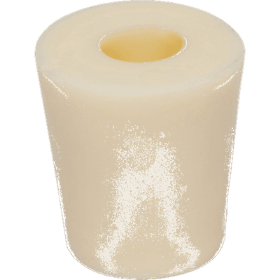 #2 Rubber Stopper with Hole for Airlock - Fits Beer Bottles