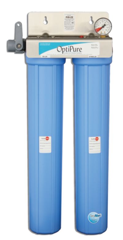 OptiPure Water Filtration System FXI-22 Twin 20" Drop-In 160-50115