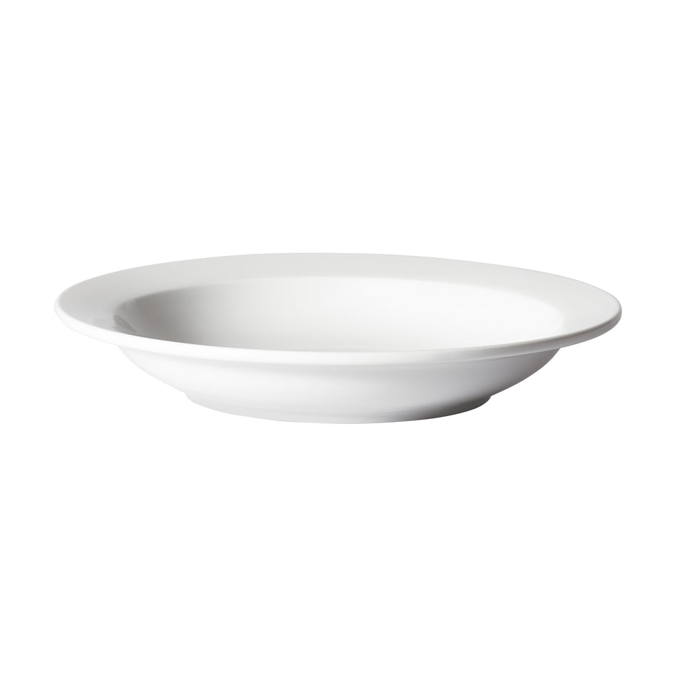 Winco BPB-24RE Birkhall Pasta Bowl with Rolled Edge, 24 oz, 11-1/4" dia, White Porcelain, 12 Pieces/Case
