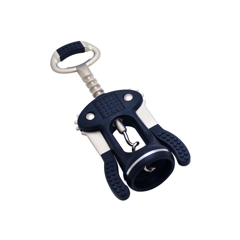 Thunder Group OW115 8 Inch Champagne Opener Wing Type Plastic Face Black