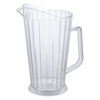 Winco WPCB-60 60 Oz. Clear Polycarbonate Beer Pitcher with Handle NSF