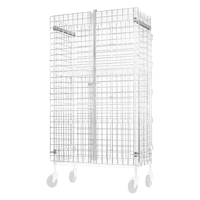Winco VCG-2460 24 Inch Wire Security Cage NSF Certified Chrome Plated