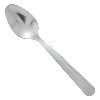 Winco 0001-01 Dominion Commercial Teaspoon - 18/0 Stainless Steel Medium Weight Flatware