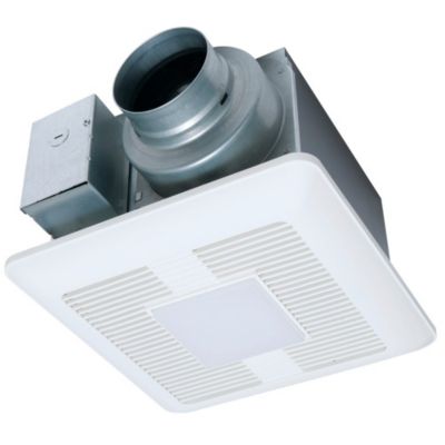 Panasonic - FV-0511VQL1 - WhisperCeiling DC fan with LED light, Pick-A-Flow Speed Selector 50, 80 or 110 CFM with ECM Motor