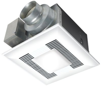 Panasonic - FV-11VQL6 - Fan-light, 110 CFM, 0.5 sone, (2)13W self-ballasted GU24 CFL lamps